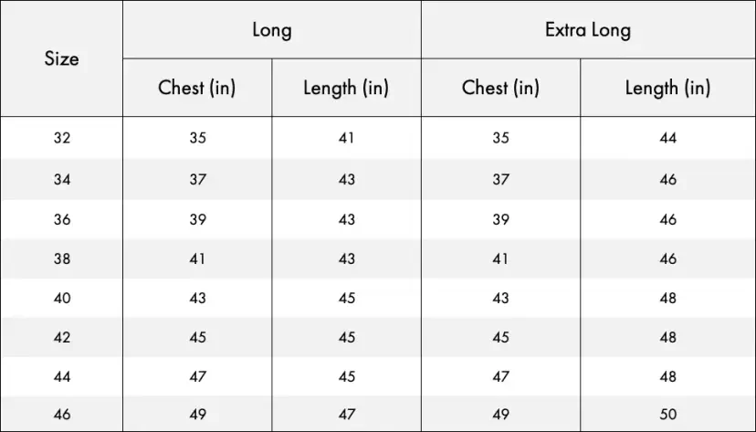 Size Guide